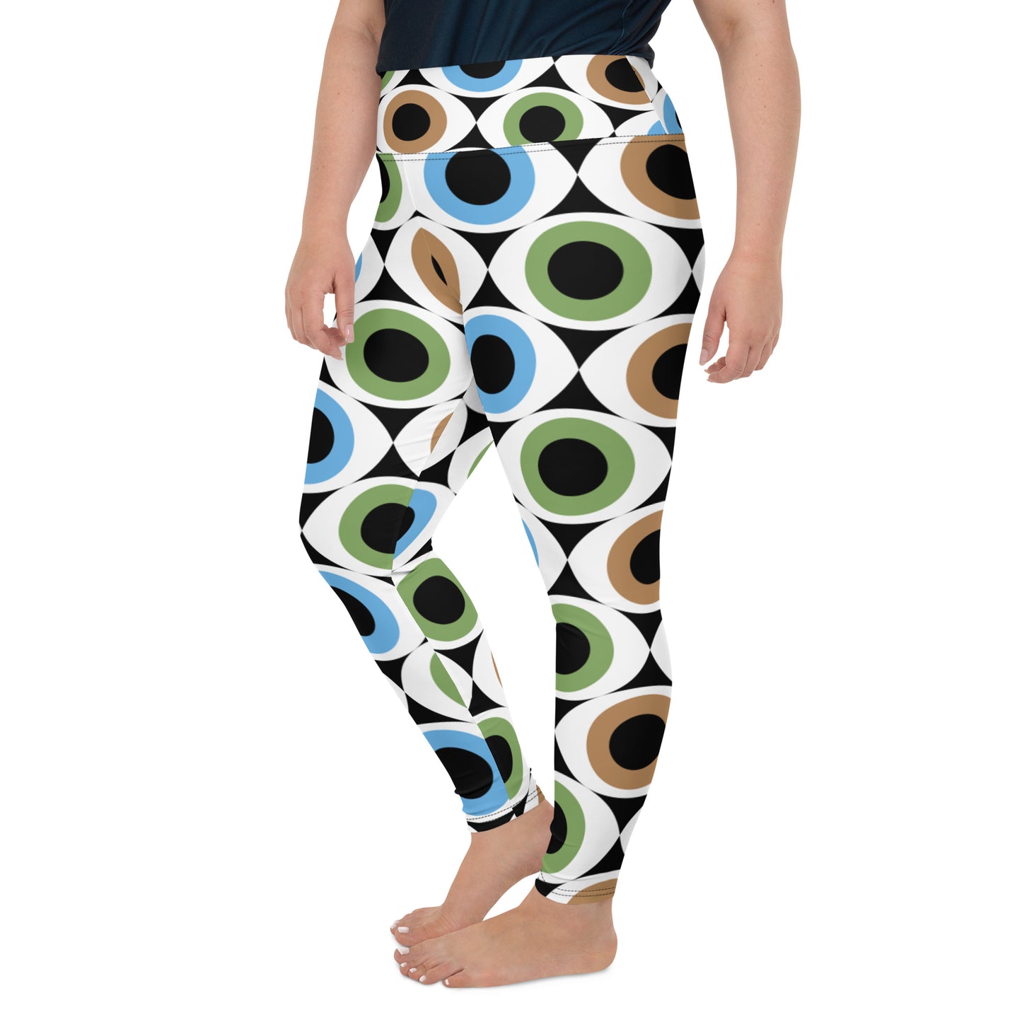 All-Over Print Plus Size Leggings